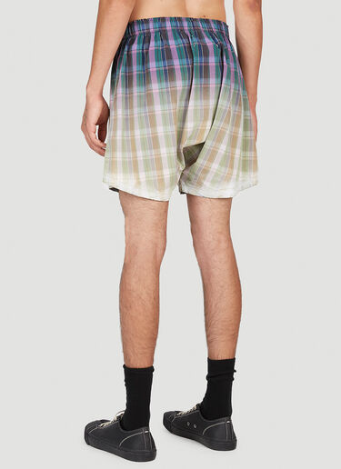 Maison Margiela 渐变格纹短裤 彩色 mla0153012