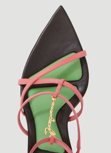 Jacquemus Les Pralu Hautes Heeled Sandals Pink jac0251059