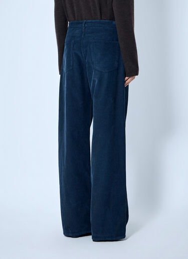 The Row Eglitta Straight Fit Pants Blue row0266005