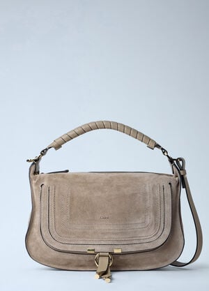 Chloé Marcie Shoulder Bag Beige chl0263083