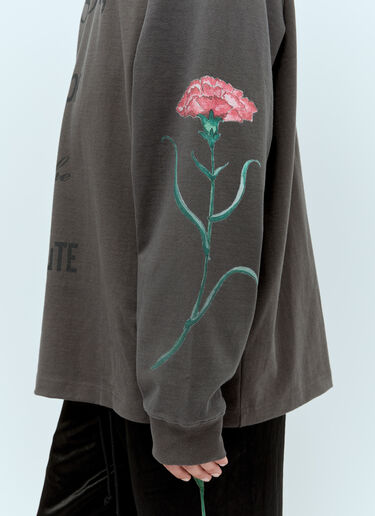 Song for the Mute 로고 프린트 맨투맨 그레이 sfm0156003