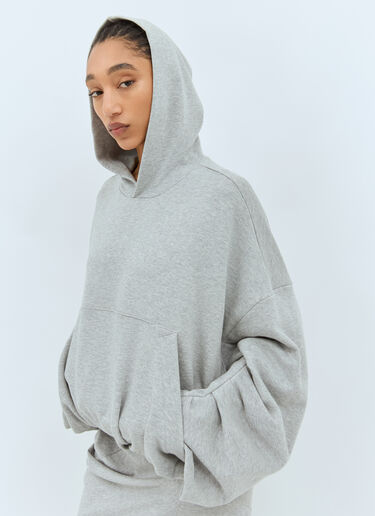Dries Van Noten Balloon Hooded Sweatshirt Grey dvn0258028