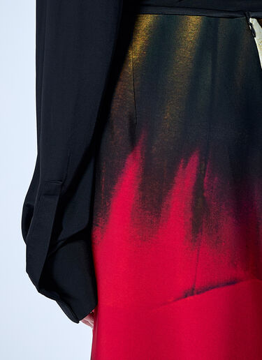 Jil Sander プリントミディスカート  ブラック jil0260004