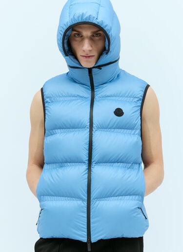 Moncler Lausen ダウンジレ ブルー mon0158004