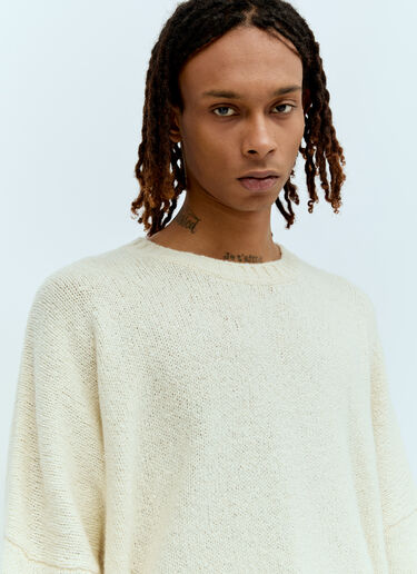 Grohl Knit Sweater The Row Grohl Knit Sweater Cream row0156011