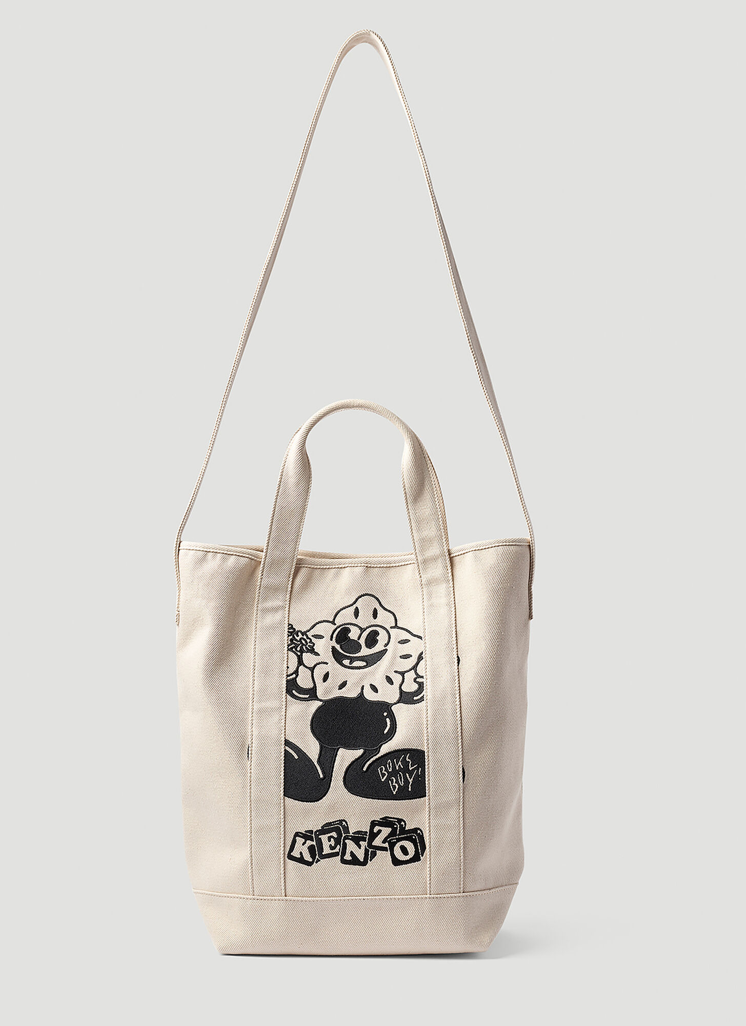 Kenzo Boke Boy Tote Bag In Cream