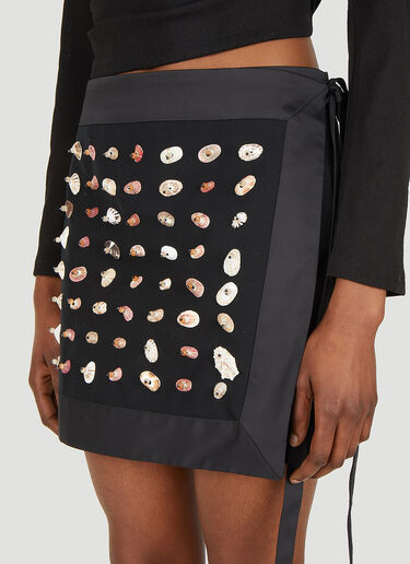 KIKO KOSTADINOV Bells Wrap Skirt Black kko0248005
