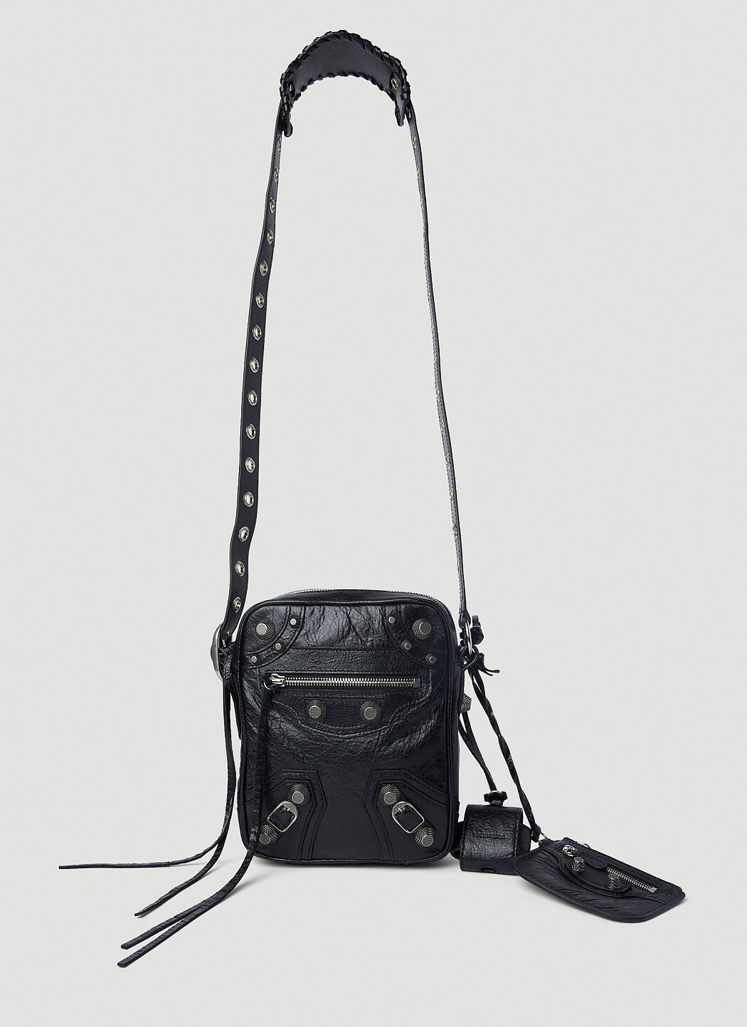 Versace Le Cagole Mini Crossbody Bag Black ver0153045