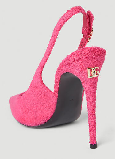Dolce & Gabbana 슬링백 하이힐 슈즈 핑크 dol0251044
