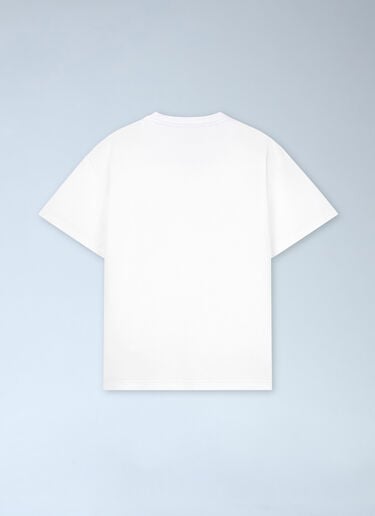 Palm Angels Neck Logo Regular Tee White pma0166097