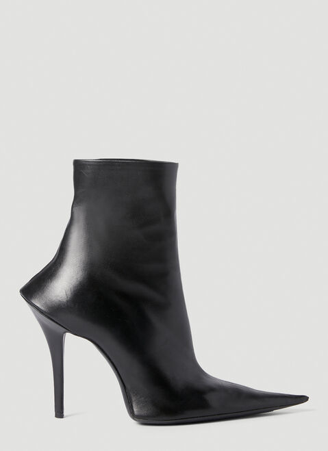 Burberry Witch 110 High Heel Ankle Boots Black bur0253037