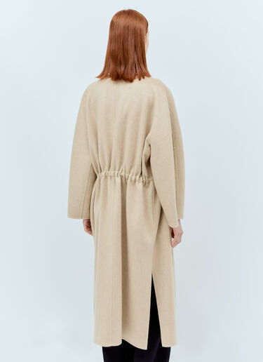 Max Mara Oversized Cashmere Coat Beige max0255014