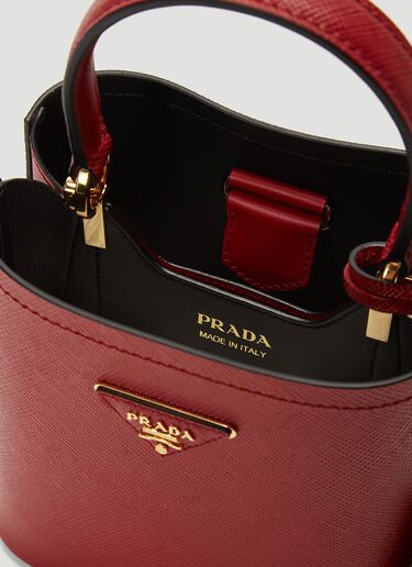 Prada Panier Small Shoulder Bag Red pra0243011