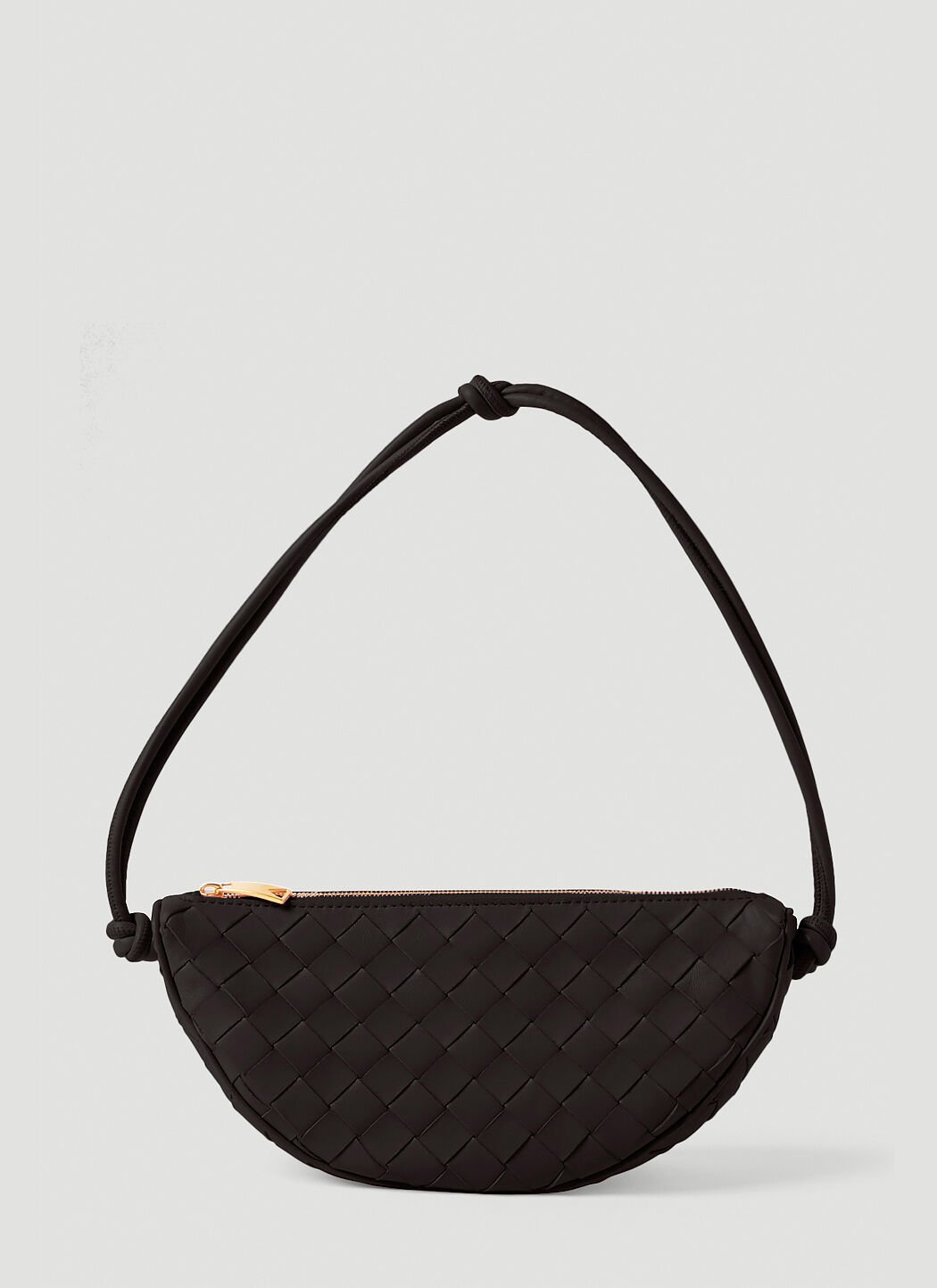 Bottega Veneta Half Moon Shoulder Bag In Black | ModeSens
