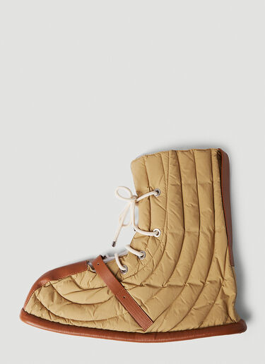 2 Moncler 1952 Lace-Up Gaiters Brown mge0250008
