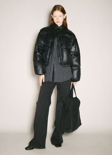 Cropped Puffer Jacket Our Legacy Cropped Puffer Jacket Black our0258007