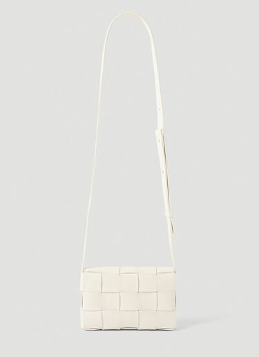 Cassette Small Shoulder Bag Bottega Veneta Cassette Small Shoulder Bag White bov0251038