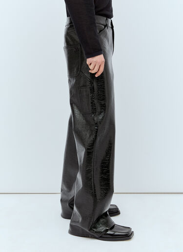 Courrèges Sailor Vinyl Pants Black cou0156002