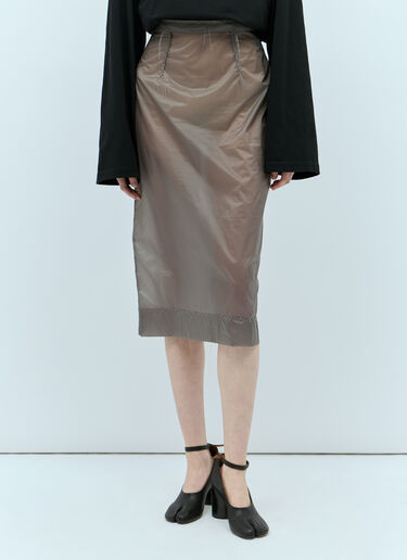 Maison Margiela Inside Out Skirt Grey mla0254004