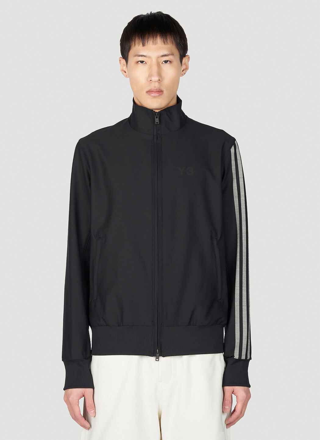 Y 3 Men s Logo Print Track Jacket in Black LN CC