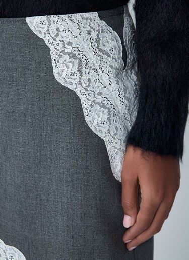 Wool Mid Skirt Jil Sander Wool Mid Skirt Black jil0262022