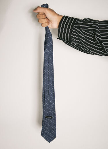 Balenciaga Polka Dot Tie Navy bal0158021