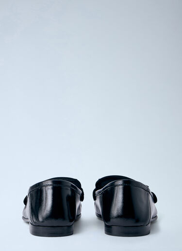 Marni Leather Penny Loafers Black mni0164007