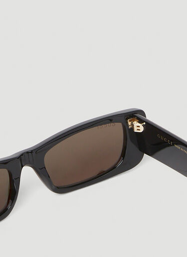 Gucci GG0516S 矩形太阳镜 棕色 guc0252122