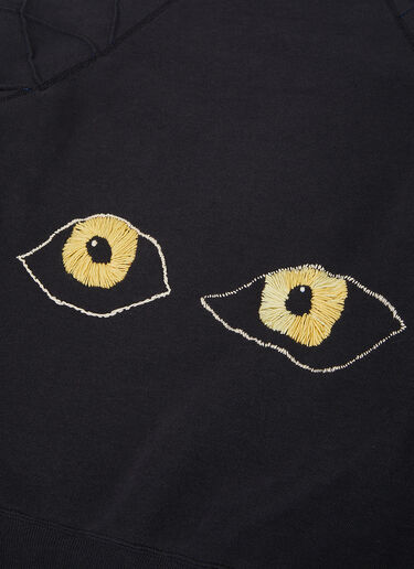 DRx FARMAxY FOR LN-CC Embroidered Vintage Sweatshirt Black drx0346016