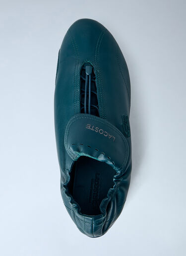 LN-CC® - Lacoste: Runway Low Set Leather Sneakers - Green Lacoste Runway Low Set Leather Sneakers Green lac0166011