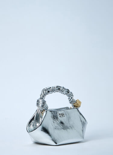 GANNI Mini Bou Handbag Silver gan0261046
