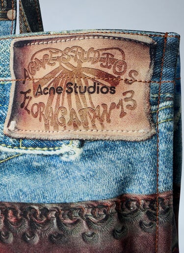 Acne Studios Logo Shoulder Tote Bag Black acn0163003