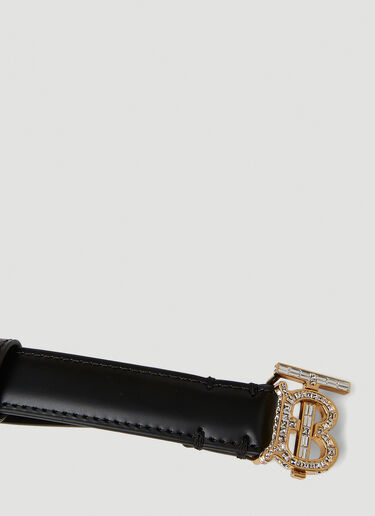 TB Monogram Belt Burberry TB Monogram Belt Black bur0251073