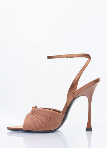 Saint Laurent Lola Sandals Brown sla0258013