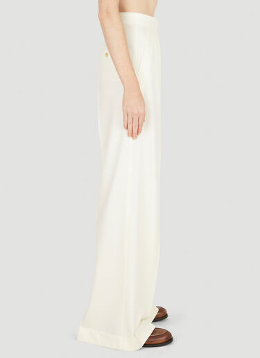 Max Mara 카툴로 팬츠 화이트 max0250077