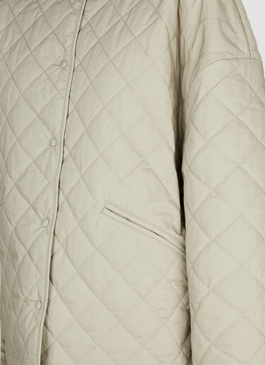 TOTEME Quilted Jacket Khaki tot0252006