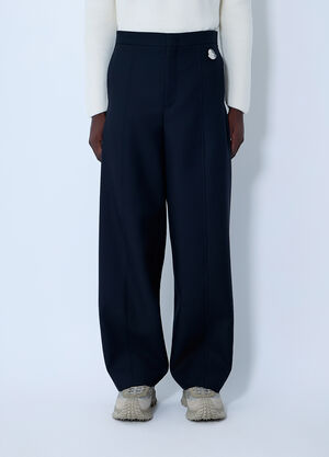 Moncler + Jil Sander 徽标五金长裤 黑色 mjl0162004