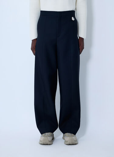 徽标五金长裤 Moncler + Jil Sander 徽标五金长裤 黑色 mjl0162004