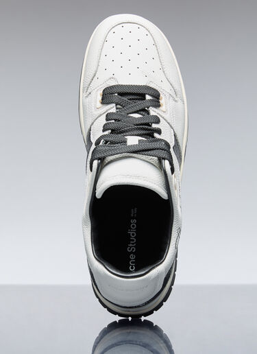 Acne Studios Leather Low Top Sneakers White acn0155038