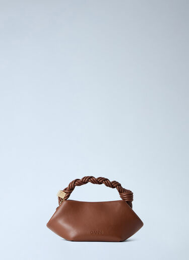 LN-CC® - GANNI: Bou Mini Handbag - Brown GANNI Bou Mini Handbag Brown gan0266027