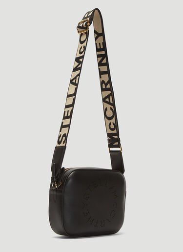 Stella Logo Shoulder Bag Stella McCartney Stella Logo Shoulder Bag Black stm0235022