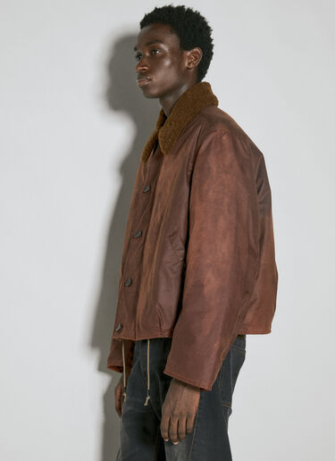 Grizzly Waxed Jacket Our Legacy Grizzly Waxed Jacket Brown our0154008
