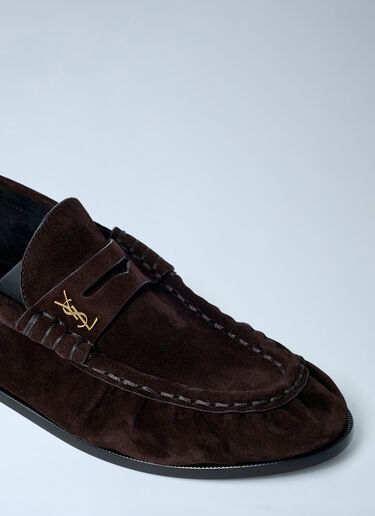 Le Loafer Saint Laurent Le Loafer Brown sla0262024
