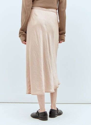 Acne Studios Satin Wrap Skirt Beige acn0257016