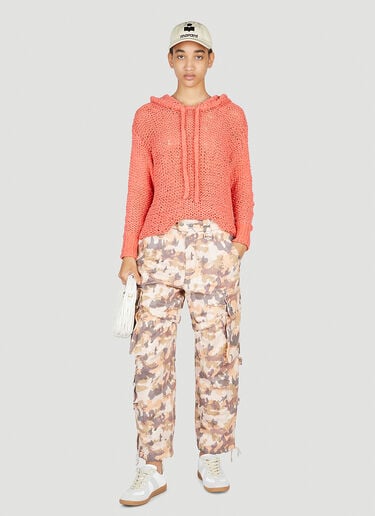 イドニー オープンニットフード付きセーター Isabel Marant Étoile イドニー オープンニットフード付きセーター オレンジ ibe0251013