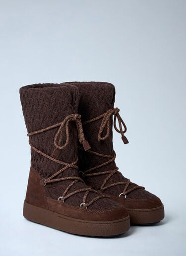 Ltrack Low Knit Boots Moon Boot x GUEST IN RESIDENCE Ltrack Low Knit Boots Brown mbg0364008