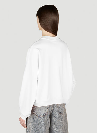 Logo Print Sweatshirt Marni Logo Print Sweatshirt White mni0253026