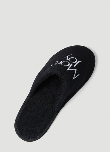 More Joy Logo Slippers Black mjy0347037