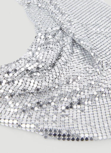 Rabanne Pixel Chainmail Scarf Silver pac0247015