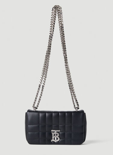 Burberry Lola Quilted Mini Shoulder Bag in Black